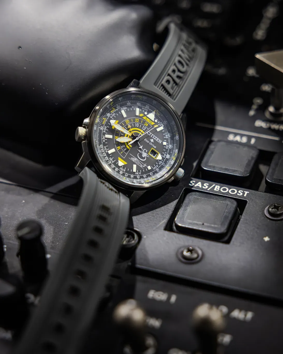 Promaster Sikorsky Gray Dial Polyurethane Strap BJ7004-43H | CITIZEN